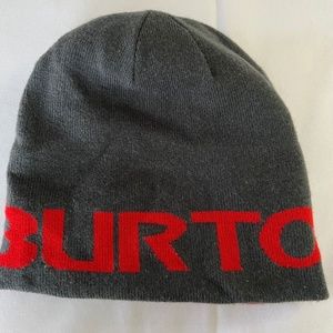 3 for $12, Burton Reversible Winter Hat, OS, Red/Gray